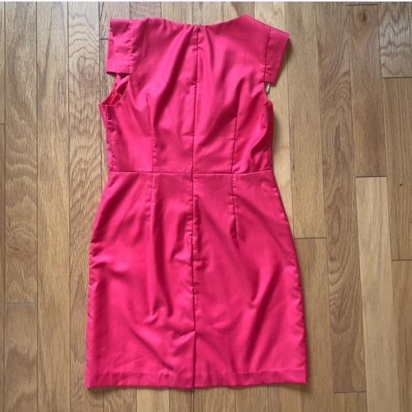 Size LG NWT Hot Pink Formal Mini Dress - Picture 5 of 8